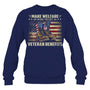 NavySweatshirtMakeWelfareAsHardToGetAsVeteranBenefitsGiftForVeteran