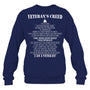 NavySweatshirtVeteran_sCreedI_mAVeteranIWillNeverAcceptDefeatIWillNeverQuitGiftForVeteran