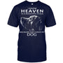 NavyTshirtIKnowHeavenIsABeautifulPlaceBecauseTheyHaveMyDogHeaven