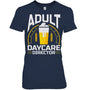 NavyWomanTshirtAdultDaycareDirectorGiftForBartender